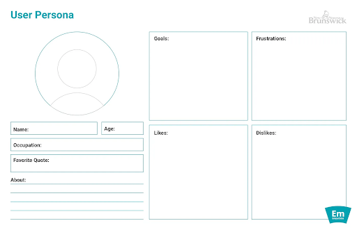 Persona template