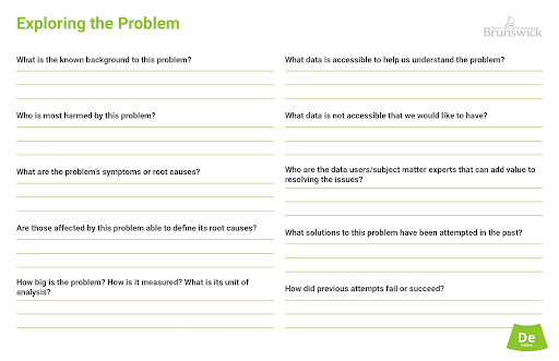 Challenge brief template