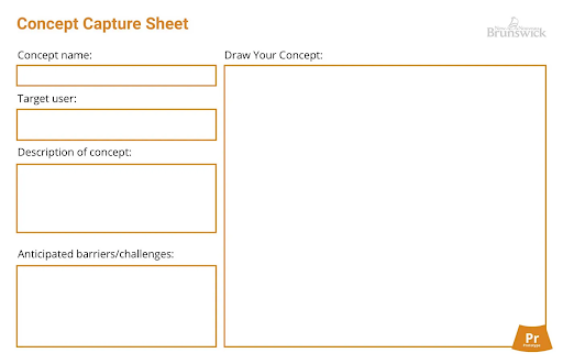 Idea selection template